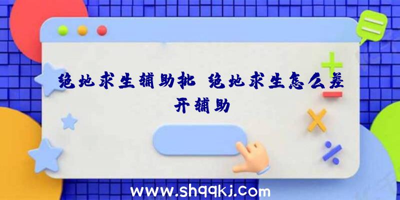 绝地求生辅助批、绝地求生怎么差开辅助