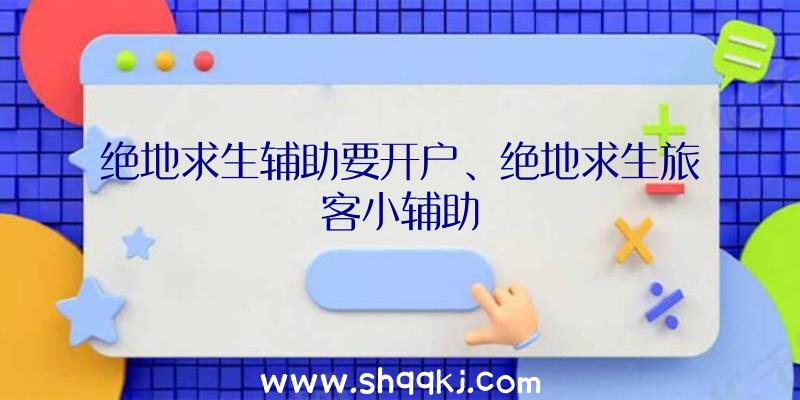 绝地求生辅助要开户、绝地求生旅客小辅助