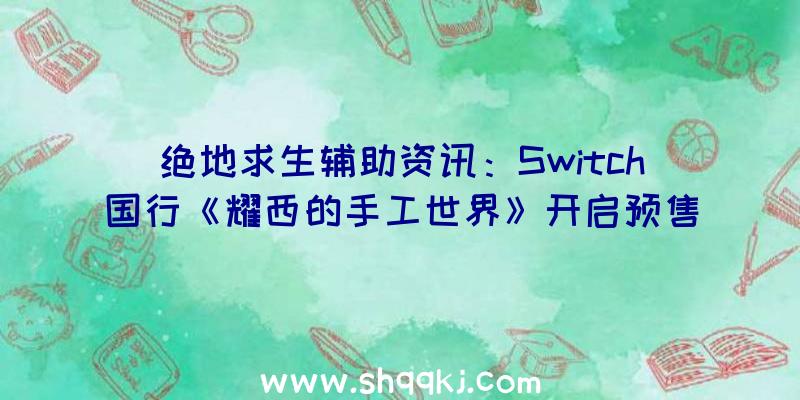 绝地求生辅助资讯：Switch国行《耀西的手工世界》开启预售价299元同时支撑Amiibo