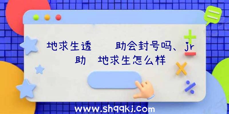 绝地求生透视辅助会封号吗、jr辅助绝地求生怎么样