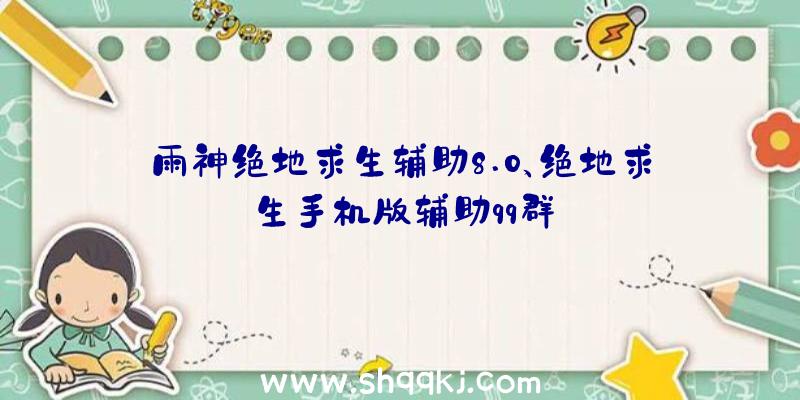 雨神绝地求生辅助8.0、绝地求生手机版辅助qq群