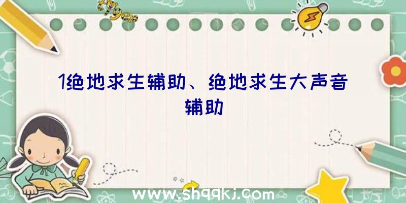 1绝地求生辅助、绝地求生大声音辅助