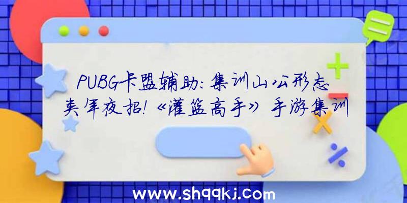 PUBG卡盟辅助：集训山公形态类年夜招！《灌篮高手》手游集训清田信长昔日上线