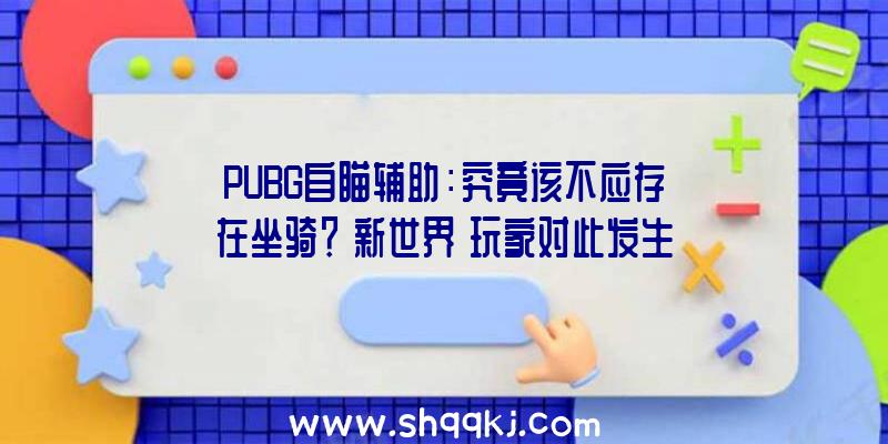 PUBG自瞄辅助：究竟该不应存在坐骑？《新世界》玩家对此发生争辩