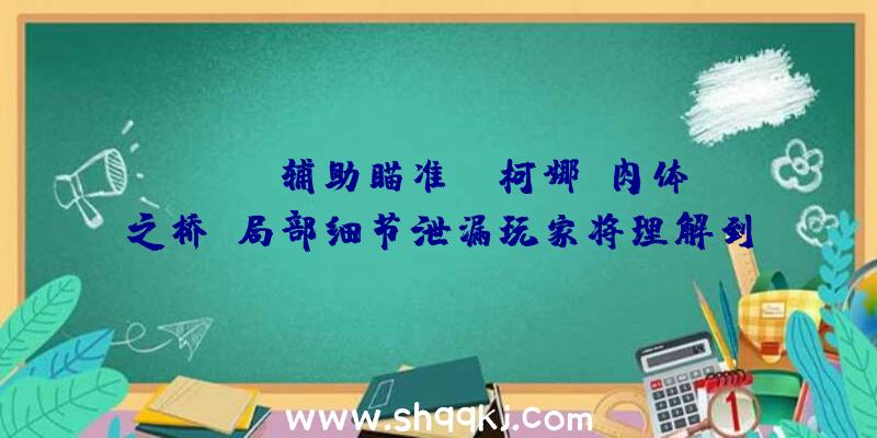 PUBG辅助瞄准：《柯娜：肉体之桥》局部细节泄漏玩家将理解到每个精灵面前的故事