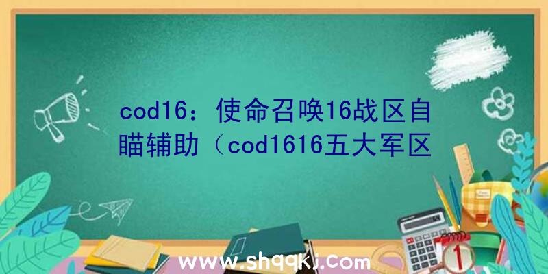 cod16：使命召唤16战区自瞄辅助（cod1616五大军区自瞄协助）