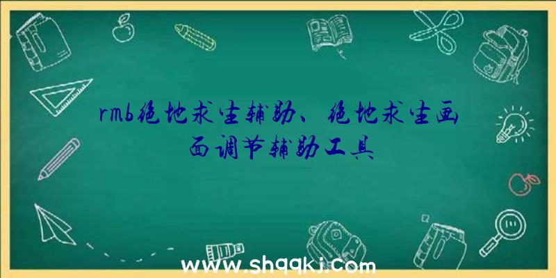 rmb绝地求生辅助、绝地求生画面调节辅助工具