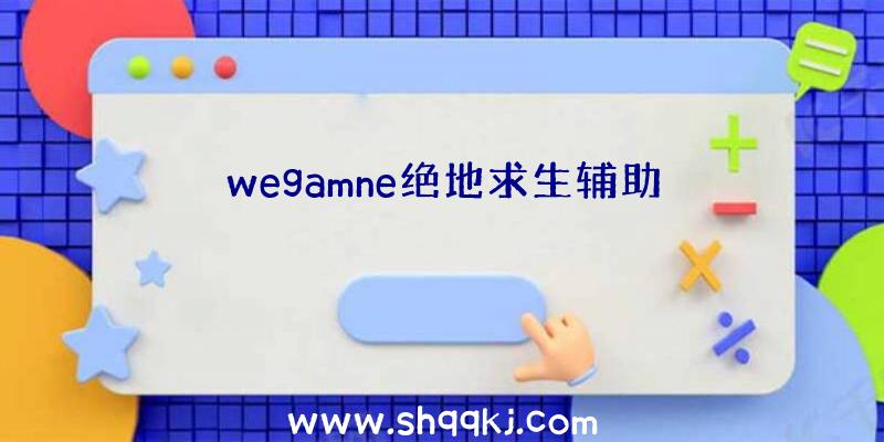 wegamne绝地求生辅助