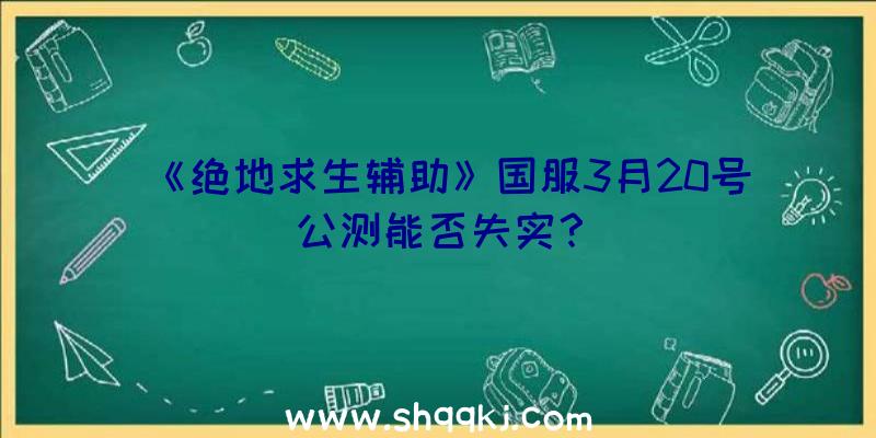 《绝地求生辅助》国服3月20号公测能否失实？