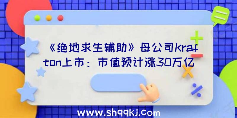 《绝地求生辅助》母公司Krafton上市：市值预计涨30万亿韩元