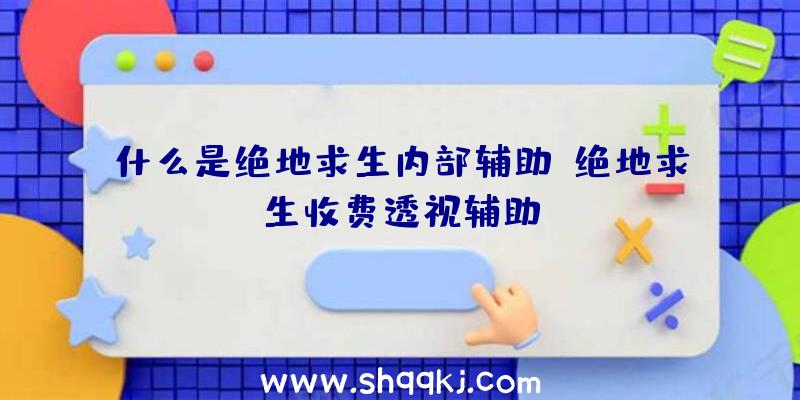 什么是绝地求生内部辅助、绝地求生收费透视辅助