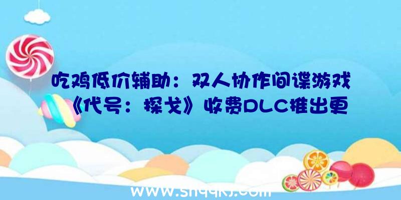 吃鸡低价辅助：双人协作间谍游戏《代号：探戈》收费DLC推出更新参加应战形式