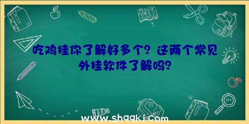 吃鸡挂你了解好多个？这两个常见外挂软件了解吗？