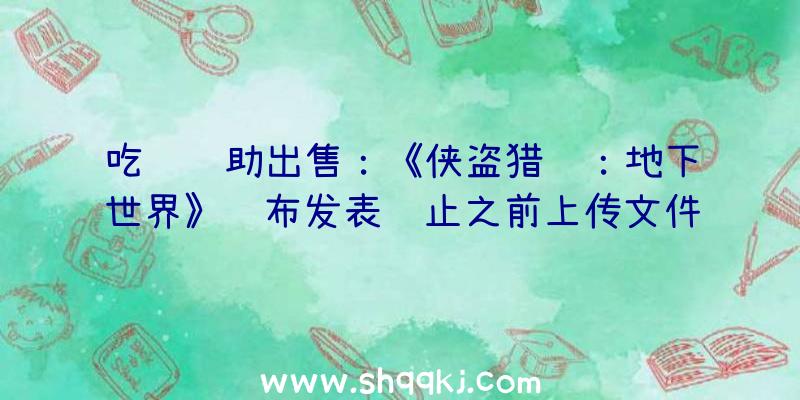 吃鸡辅助出售：《侠盗猎车：地下世界》颁布发表终止之前上传文件将尽快撤下