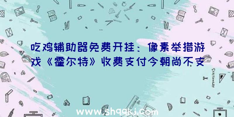 吃鸡辅助器免费开挂：像素举措游戏《霍尔特》收费支付今朝尚不支撑中文