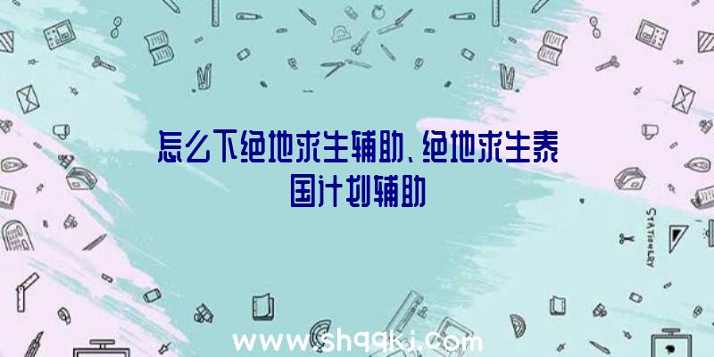 怎么下绝地求生辅助、绝地求生泰国计划辅助