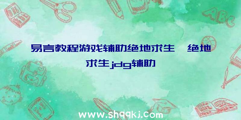 易言教程游戏辅助绝地求生、绝地求生jdg辅助