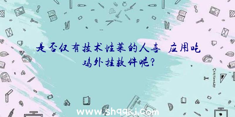 是否仅有技术性菜的人喜歡应用吃鸡外挂软件呢？