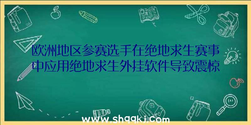 欧洲地区参赛选手在绝地求生赛事中应用绝地求生外挂软件导致震惊