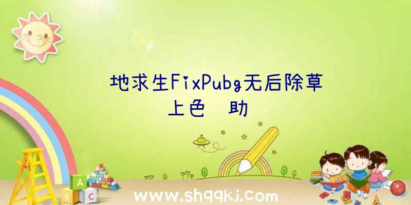 绝地求生FixPubg无后除草上色辅助