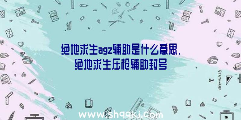 绝地求生agz辅助是什么意思、绝地求生压枪辅助封号