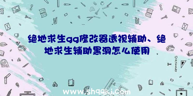 绝地求生gg修改器透视辅助、绝地求生辅助黑洞怎么使用