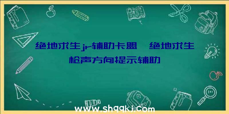 绝地求生jr辅助卡盟、绝地求生枪声方向提示辅助