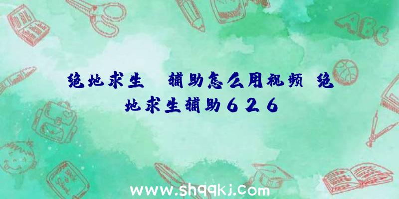 绝地求生jr辅助怎么用视频、绝地求生辅助626