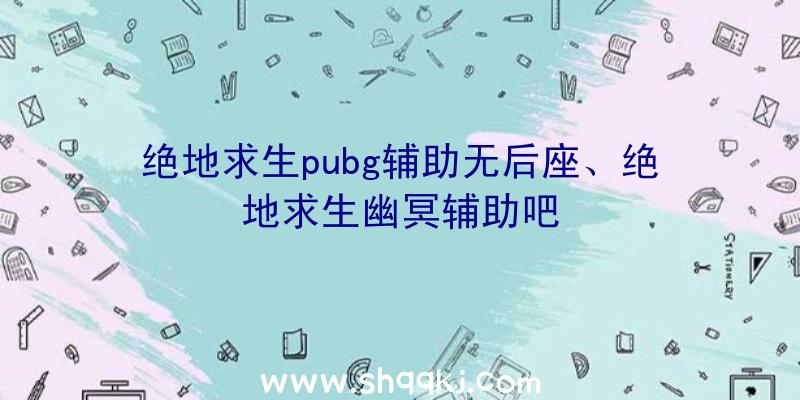 绝地求生pubg辅助无后座、绝地求生幽冥辅助吧