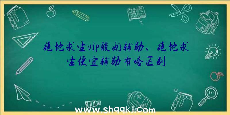 绝地求生vip酸奶辅助、绝地求生便宜辅助有啥区别