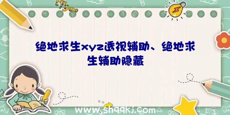 绝地求生xyz透视辅助、绝地求生辅助隐藏