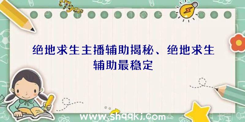 绝地求生主播辅助揭秘、绝地求生辅助最稳定