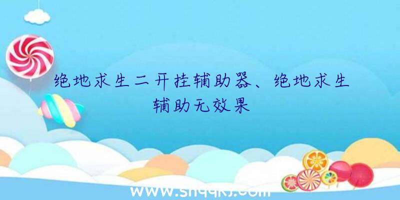 绝地求生二开挂辅助器、绝地求生辅助无效果