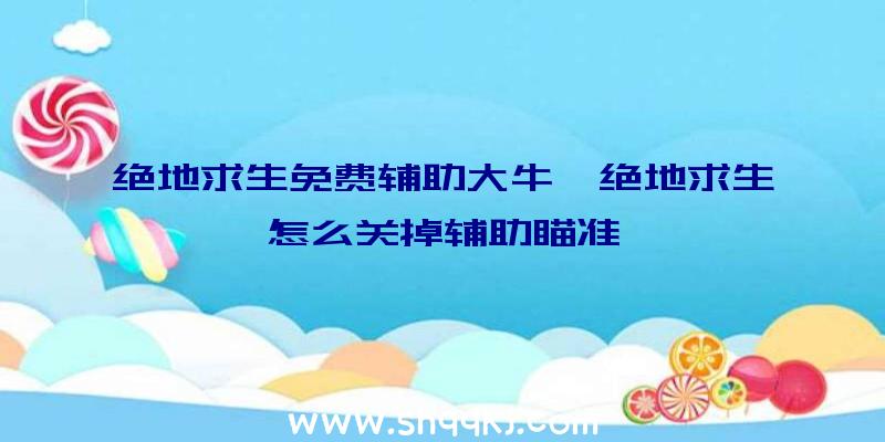 绝地求生免费辅助大牛、绝地求生怎么关掉辅助瞄准