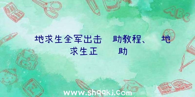 绝地求生全军出击辅助教程、绝地求生正规辅助