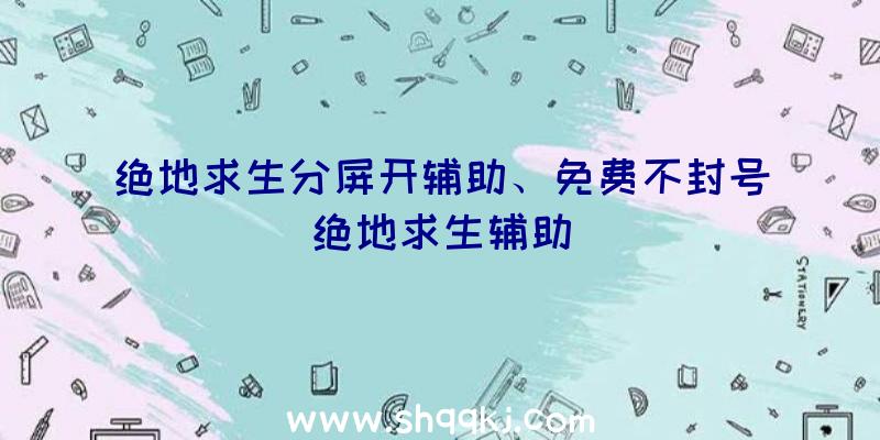 绝地求生分屏开辅助、免费不封号绝地求生辅助