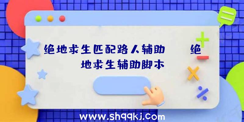 绝地求生匹配路人辅助、ios绝地求生辅助脚本