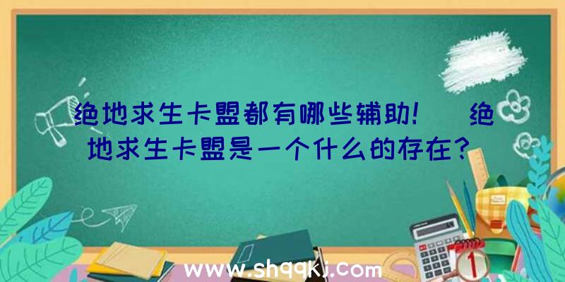 绝地求生卡盟都有哪些辅助！（绝地求生卡盟是一个什么的存在？）