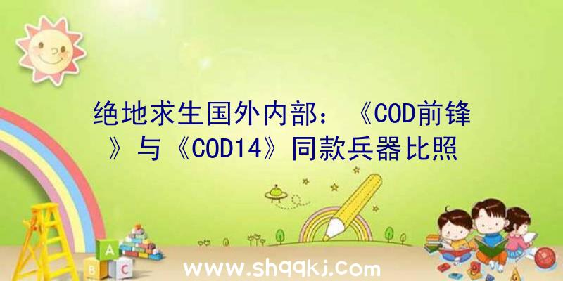 绝地求生国外内部：《COD前锋》与《COD14》同款兵器比照评测！正式版游戏将于11月5日出售