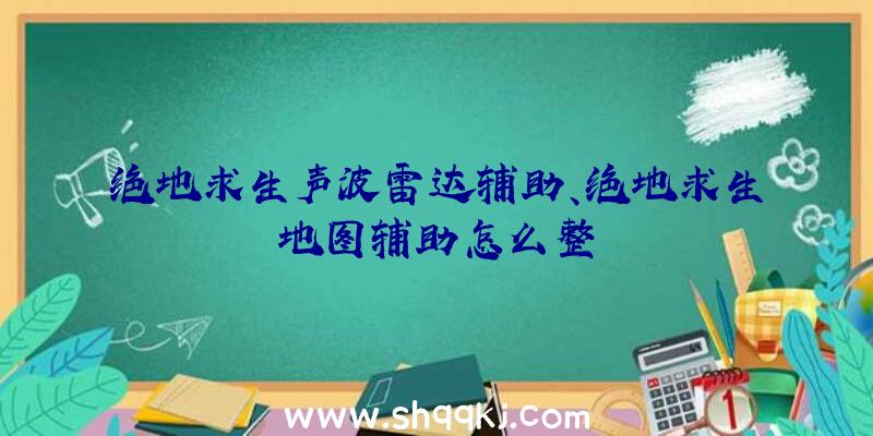 绝地求生声波雷达辅助、绝地求生地图辅助怎么整