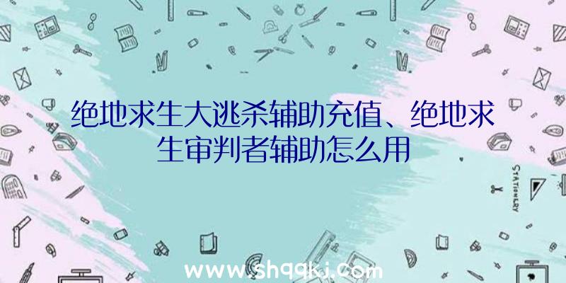 绝地求生大逃杀辅助充值、绝地求生审判者辅助怎么用