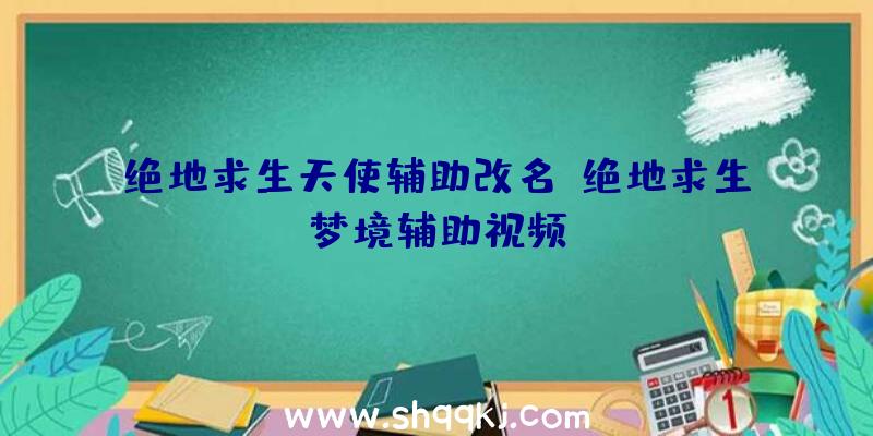 绝地求生天使辅助改名、绝地求生梦境辅助视频