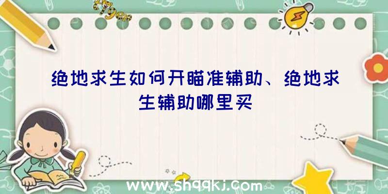 绝地求生如何开瞄准辅助、绝地求生辅助哪里买