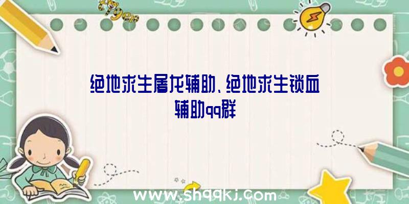 绝地求生屠龙辅助、绝地求生锁血辅助qq群