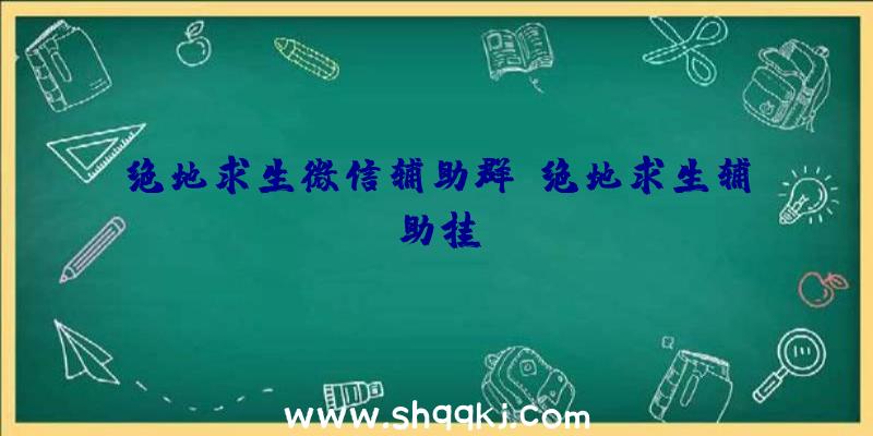 绝地求生微信辅助群、绝地求生辅助挂