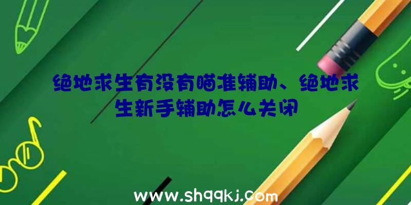 绝地求生有没有瞄准辅助、绝地求生新手辅助怎么关闭