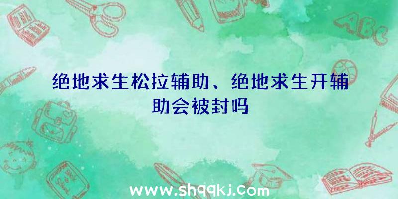 绝地求生松拉辅助、绝地求生开辅助会被封吗