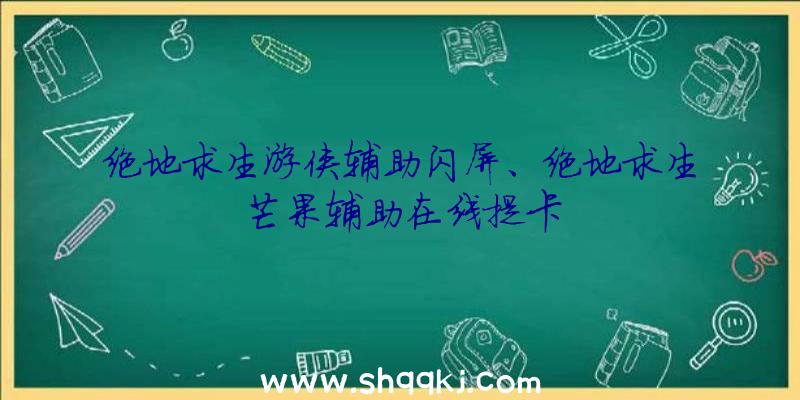 绝地求生游侠辅助闪屏、绝地求生芒果辅助在线提卡