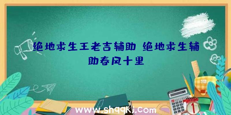 绝地求生王老吉辅助、绝地求生辅助春风十里