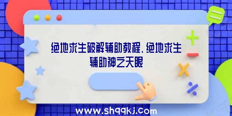 绝地求生破解辅助教程、绝地求生辅助神之天眼